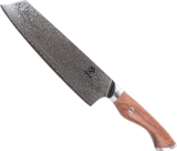 Homizu Baranoki kiritsuke mes Recensie – Een prachtig damascus mes voor elke keuken