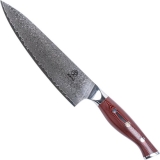 Homizu Tentōmushi koksmes – 20cm – VG-10 damascus mes Recensie – Een prachtig mes voor elke keuken.