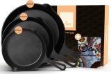 Ocina gietijzeren pannen set: de ideale alleskunner
